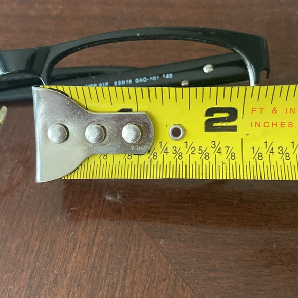 Prada eye 👁️ glasses black & silver frame only made in Italy unisex - Picture 16 of 16